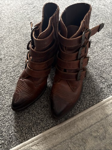 Steve madden leather cowboy - leather,