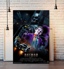 DC Comics Batman movie poster  Canvas print poster artwork