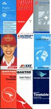 Airline Timetables. A mixed collection 1978-2000 Select from dropdown