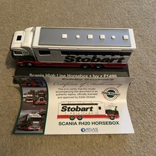 Eddie Stobart Scania High Line Horsebox Ivy F1499 1:76 Boxed Atlas Editions 