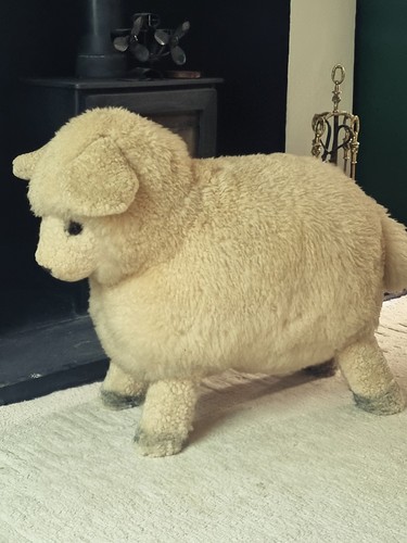 Life size sheep stool - life,
