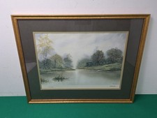 Large Framed Waterscape