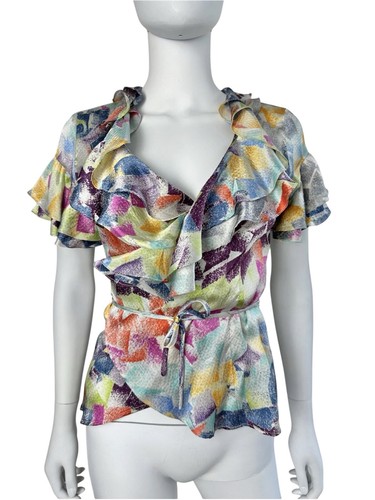 Tucker silk print ruffled warp - tucker,