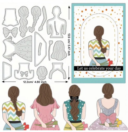 Metal cutting dies lady girl - cutting,
