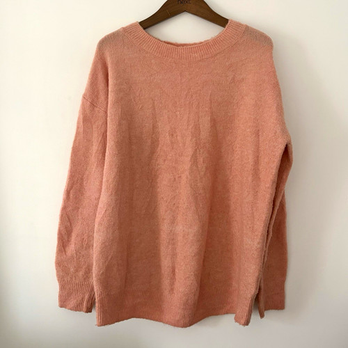 Mama pink knit crew - pink,