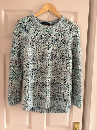 Open knit jumper pastel - open,