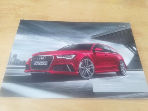 Audi rs6 avant 2013 brochure - rs6,