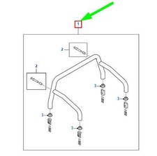 FORD RANGER MK2 Rear Roll Bar