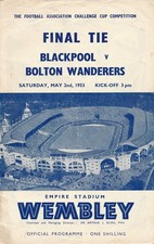 FA CUP FINAL PROGRAMME 1953