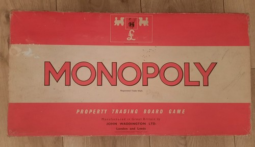Vintage monopoly board game - board,