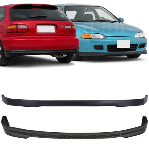 Front bumper lip spoiler rear - front,