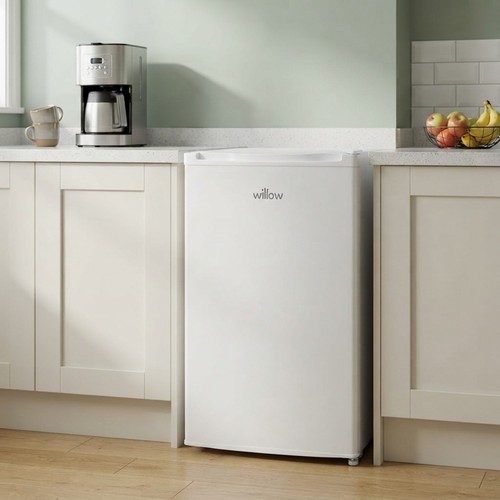 Compact white refrigerator - compact,