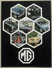 MG CAR RANGE Sales Brochure 1970 #2700/B 1300 Mk II MIDGET Mk III MGB MGB GT