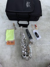 Jean Paul USA Student Curved Soprano Saxophone Silver (SS-400SP) (INC VAT)