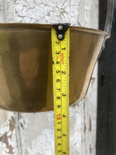 Vintage brass jam - jam, pan