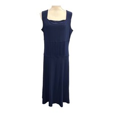 Picadilly Dress Womens L Navy