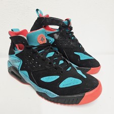 Nike Air Tech Challenge Hrche Men's Size UK 7.5 Black Green Crimson 630957-003