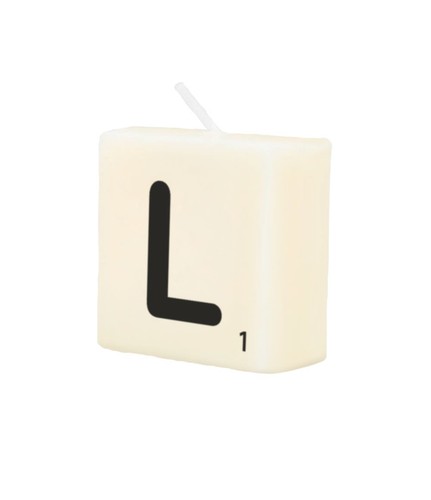 Letter candle - candle, (l)