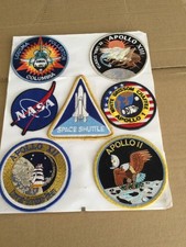 NASA / Apollo / Shuttle Sew on Embroidered  Patch Badge Collection.