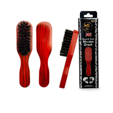 Wooden Beard Brush for Men | Synthetic Boar Bristle Pear Wood Hair Brush