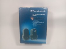 WHARFEDALE 2.0 SPEAKERS 3W RMS PRO S20030 CD/ MP3 PLAYER & PC NEW & BOXED Black