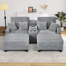 82.6" Oversized Upholstered