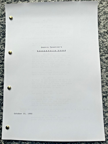 Reservoir dogs film screenplay - reservoir,