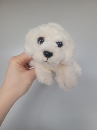 Build bear puppy - bear, white