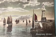 Mevagissey Harbour, Cornwall - Postcard posted 22/8/1909