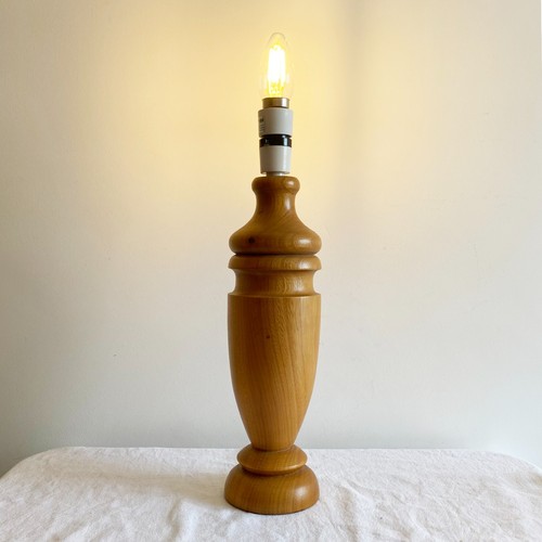 Vintage bhs wood turned urn - wood,