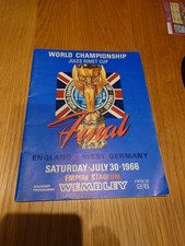 England v West Germany 1966 World Cup Final Football Programme