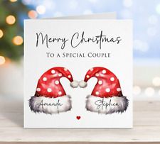 Personalised Christmas Card Special Couple, Friends,  Son and Daughter in Law