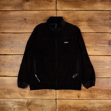 Vintage Patagonia Outdoor Jacket L 90s Partial Eclipse Fleece USA Made Black