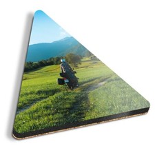 Triangle MDF Coaster Alpine Mountain Bike Travel Motorbike #52596