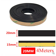 4M Car Door Window Boot Edge Protector Strip Trim Shape Guard Seal Rubber Black 
