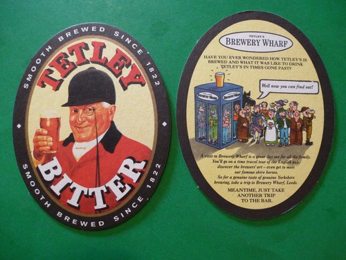 Beer coaster tetley - tetley's, bitter