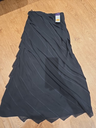 Layered chiffon black - m&s,