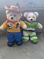 Build-A-Bear Buzz Lightyear And Woody Teddies In Full Costume.