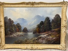 DOUGLAS FALCONER SCOTTISH Art -The River Awe near Loch Awe painting