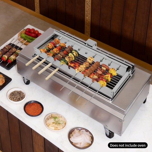 Holes skewering machine bbq - 9,