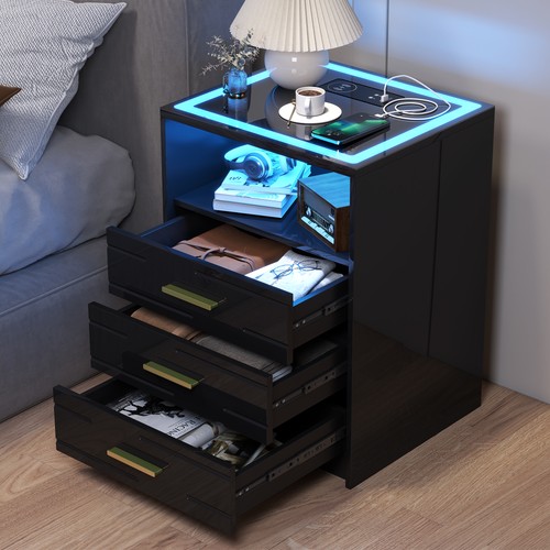 Nightstand with charging - nightstand,