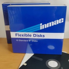 Inmac 8-inch 8-in 8" Floppy Flexible Disks SEALED BOX OF 10