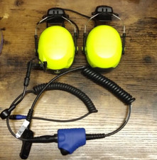 3M Peltor MT74H52P3E-110 CH-3 FLX2 HEADSET HELMET ATTACHED + PTT Adapter FL4063