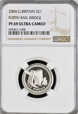 2004 £1 One Pound Silver