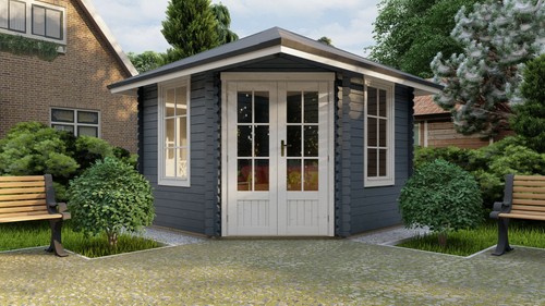 Corner cabin 3mx3m 28mm - corner,