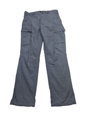 Next Cargo Trousers Men's Grey Straight Slim Fit W32 L30