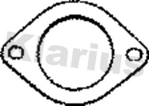 Exhaust pipe gasket - pipe, fits