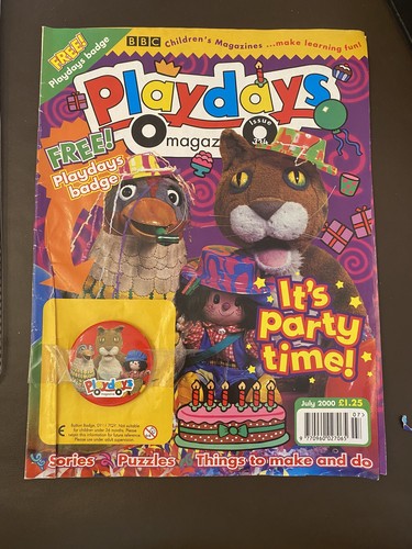 Vintage playdays magazine - playdays,