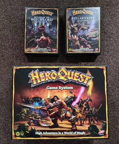 Heroquest game system with - system,
