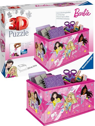 Barbie puzzle storage - 3d, box